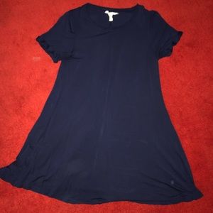 Navy Blue Mini Dress